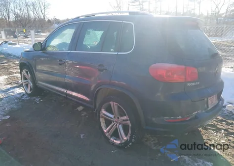 2016 Volkswagen Tiguan R-Line from USA, damaged, VIN WVGBV7AX3GW070058